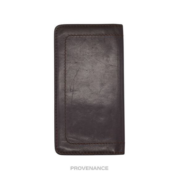 🔴 Louis Vuitton Long Wallet - Utah Brown Leather - Picture 2 of 8